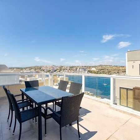 Lux Sea Front Penthouse With Breathtaking Views In St Pauls By 360 Estates Lägenhet St. Paul's Bay Exteriör bild