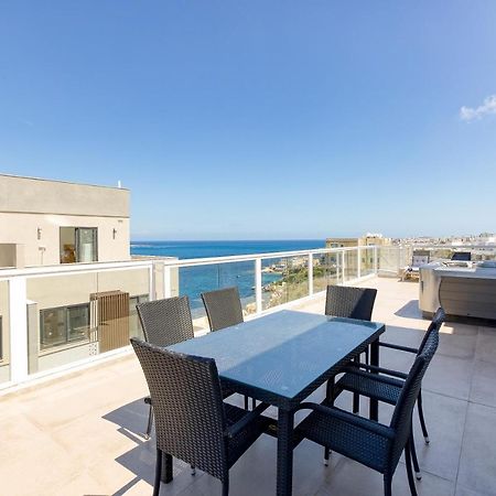 Lux Sea Front Penthouse With Breathtaking Views In St Pauls By 360 Estates Lägenhet St. Paul's Bay Exteriör bild